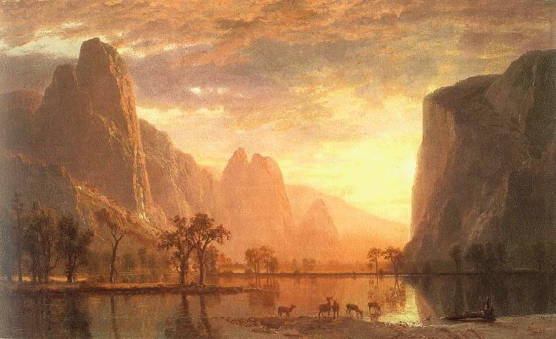 Albert Bierstadt Valley of the Yosemite oil painting picture